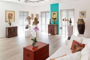 Chinese painted storage chest