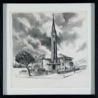 Diane Victor; Church with Guillotine Steeple