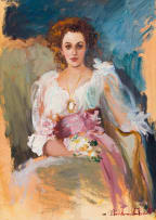 Mari Vermeulen-Breedt; Woman in a White Dress