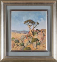 Conrad Theys; Rocky Outcrop with Quiver Tree
