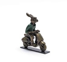 Carol Cauldwell; Rabbit on a Vespa