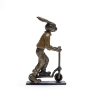 Carol Cauldwell; Rabbit on a Scooter