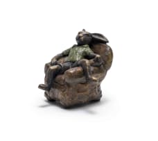 Carol Cauldwell; Rabbit in an Armchair