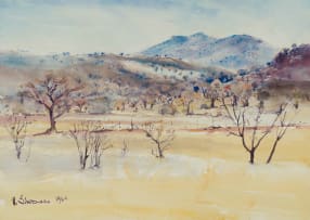 Ulrich Schwanecke; Landscape with Trees