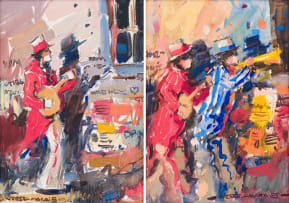 Wessel Marais; Parktoneel Kaapstad (Park Scene, Cape Town)