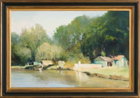 Ruth Squibb; Canal Scene
