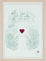 Lyndi Sales; Surreal Composition with Heart and Lungs