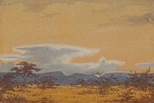 Erich Mayer; Landscape with Trees