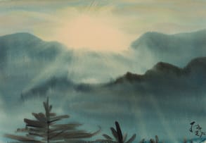 Chang Chieh; Landscape with Waterfowl; Misty Landscape, two