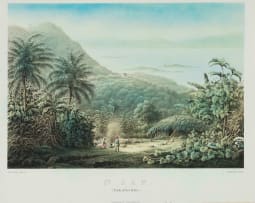 Baerentzen & Co; A Set of Lithographs Illustrating the Danish West Indies, six