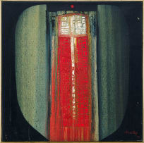 Larry Scully; Abstract in Red