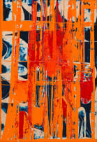 Arthur Edward Cantrell; Untitled (Abstract in Orange)