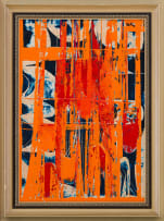 Arthur Edward Cantrell; Untitled (Abstract in Orange)