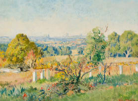 Terence McCaw; Landscape with Distant City