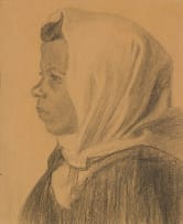 Maggie Laubser; Portrait of a Woman