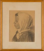 Maggie Laubser; Portrait of a Woman