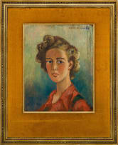 Maurice van Essche; Portrait of a Woman