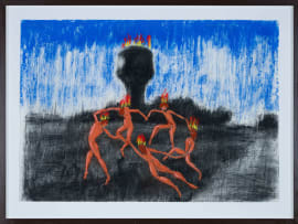 Beezy Bailey and Johann Louw; Untitled (Fire Dancers)