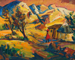 Stefan Ampenberger; Figure in a Landscape