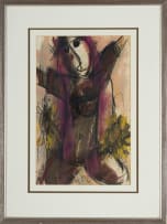 Frans Claerhout; Figure with Sunflowers