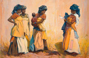 Titta Fasciotti; Group of Women and Baby