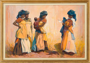 Titta Fasciotti; Group of Women and Baby