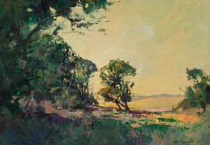 Titta Fasciotti; Landscape with Trees