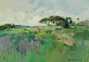 Titta Fasciotti; Landscape with Figures