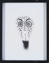 Andrew Verster; Untitled (Abstracted Mask)