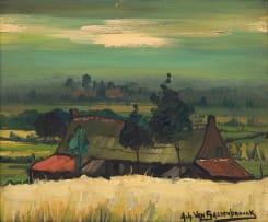 Achiel van Sassenbrouck; Landscape with Farmhouse