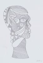 Andrew Verster; Untitled (Head in Profile I)