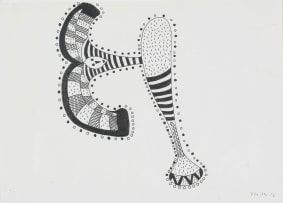 Andrew Verster; Untitled (Abstract Composition with Stripes)