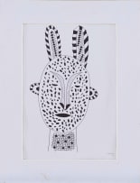 Andrew Verster; Untitled (Patterned Head)