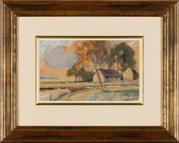 Sydney Carter; Landscape with House