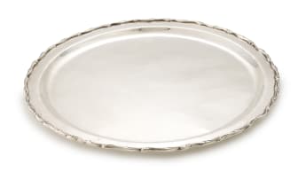 A Mexican silver salver