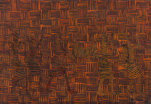 Mwenze Kibwanga; Retour de Chasse (Return from Hunting)