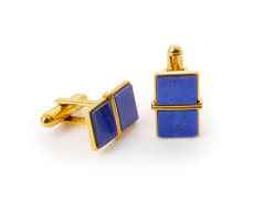 Otto Poulsen Jewellers; Lappis Lazuli cufflinks