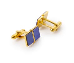 Otto Poulsen Jewellers; Lappis Lazuli cufflinks