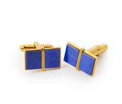 Otto Poulsen Jewellers; Lappis Lazuli cufflinks