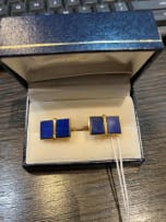 Otto Poulsen Jewellers; Lappis Lazuli cufflinks