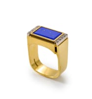 Otto Poulsen Jewellers; Lapis Lazuli signet ring