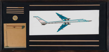 Detton (Tito) Zungu; Untitled (Composite, Flag and Plane)