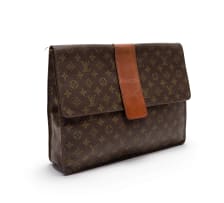 Louis Vuitton; A Vintage Monogram Lena Portfolio Clutch Porte Documents