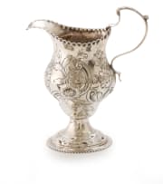 A George III silver cream jug, Thomas Shepherd, London, 1769