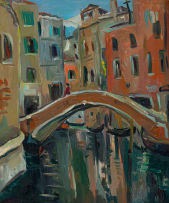 Irma Stern; A Small Canal, Venice