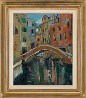Irma Stern; A Small Canal, Venice
