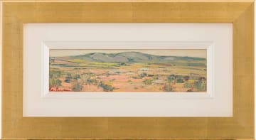 Piet van Heerden; Landscape with Distant Mountains