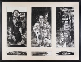 Diane Victor; An Accidental Settler Taken Further (ED2), triptych