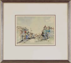 Gregoire Boonzaier; Cape Street Scene