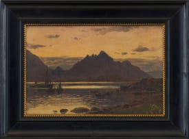 Karl Paul Themistocles von Eckenbrecher; Lake at Night